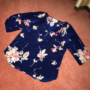 NWT Yumi Kim Japanese Flowers Blouse